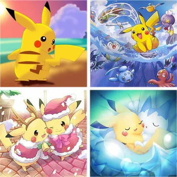 Cartoon 5d Diamond Painting Pokemon Full Drill Square Diamond Painting Pikachu Rhinestone Embroidery Home decor Abstract Art A46 
Cartoon 5d Diamond Painting Pokemon Full Drill Square Diamond Painting Pikachu Rhinestone Embroidery Home decor Abstract Art A46