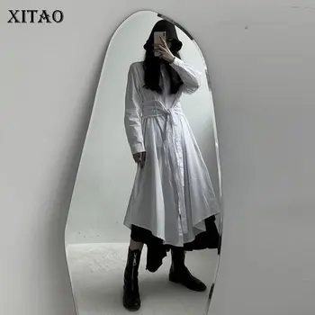 XITAO White Irregular Full Sleeve Loose Casual Shirt Cardigans 2020 Spring Single Breasted Medium and Long Shirt Women DMY3663
XITAO White Irregular Full Sleeve Loose Casual Shirt Cardigans 2020 Spring Single Breasted Medium and Long Shirt Women DMY3663