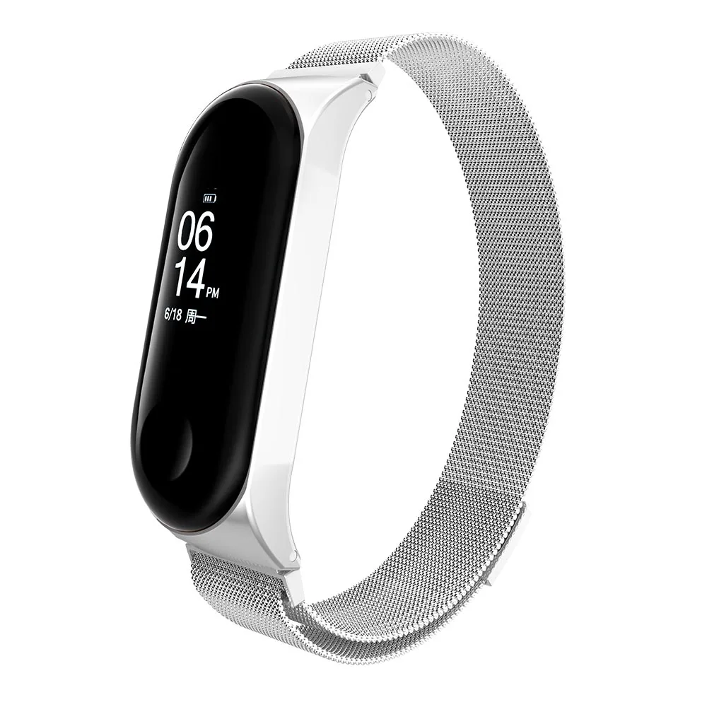 Stainless Steel Strap for XiaoMi band 3 and 4 Magnetic Metal Wristband Smartband Watch Xiomi Xaiomi Xiami Xaomi Xaiomy Bracelet
Stainless Steel Strap for XiaoMi band 3 and 4 Magnetic Metal Wristband Smartband Watch Xiomi Xaiomi Xiami Xaomi Xaiomy Bracelet