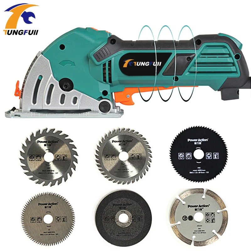 500W Multifunctional Woodworking Electric Chainsaw DIY Tool Metal Tile Mini Cutting Machine Circular Saw Household Chainsaw Set
500W Multifunctional Woodworking Electric Chainsaw DIY Tool Metal Tile Mini Cutting Machine Circular Saw Household Chainsaw Set