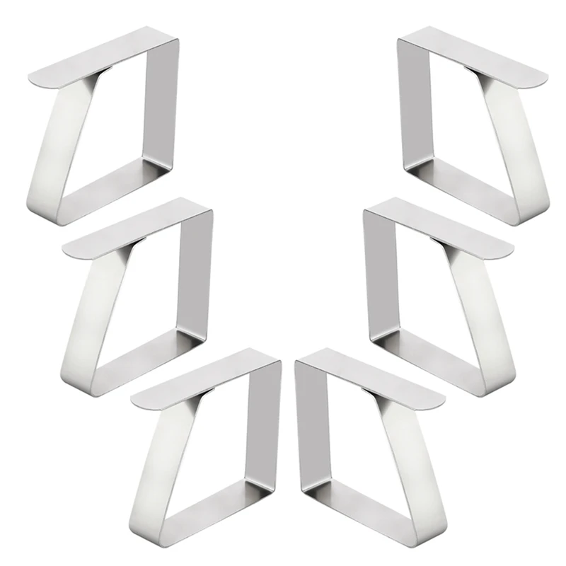6PCS Stainless Steel Adjustable Tablecloth Clamps Wedding Promenade Table Cover Holder Clip Promenade/Round Board Stable Clips
6PCS Stainless Steel Adjustable Tablecloth Clamps Wedding Promenade Table Cover Holder Clip Promenade/Round Board Stable Clips