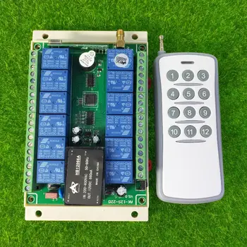 433mhz Universal AC 220V 10A relay 8CH RF Remote Control Switches Receiver& Transmitters Switch power on/off lighting
433mhz Universal AC 220V 10A relay 8CH RF Remote Control Switches Receiver& Transmitters Switch power on/off lighting