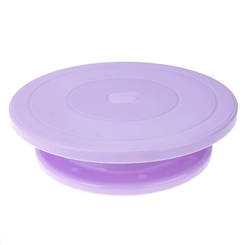 Plastic Cake Plate Turntable Rotating Anti-skid Round Cake Stand Cake Decorating Rotary Table Kitchen DIY Pan Baking Tool
Plastic Cake Plate Turntable Rotating Anti-skid Round Cake Stand Cake Decorating Rotary Table Kitchen DIY Pan Baking Tool