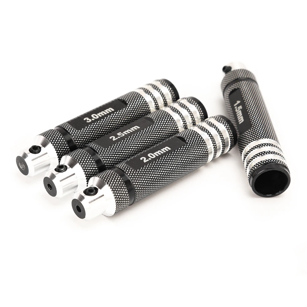 Aluminium Alloy Hexagon Screwdriver Handle 1.5 2.0 2.5 3.0MM Hexagon Wrench High Strength Titanium Plated for RC model Drone
Aluminium Alloy Hexagon Screwdriver Handle 1.5 2.0 2.5 3.0MM Hexagon Wrench High Strength Titanium Plated for RC model Drone
