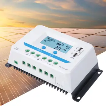 10A/20A/30A Auto Solar Charge Controller 12V/24V PWM Controllers LCD Dual USB Solar Panel Regulator
10A/20A/30A Auto Solar Charge Controller 12V/24V PWM Controllers LCD Dual USB Solar Panel Regulator