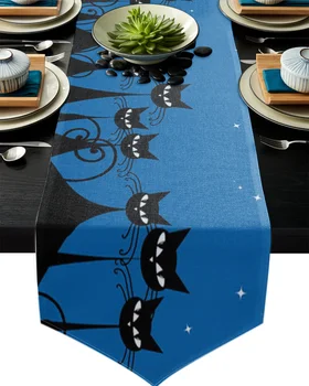 Cat Whiskers Starry Night Pattern Cartoon Table Runner Home Decor Tablecloth Table Runners for Wedding
Cat Whiskers Starry Night Pattern Cartoon Table Runner Home Decor Tablecloth Table Runners for Wedding