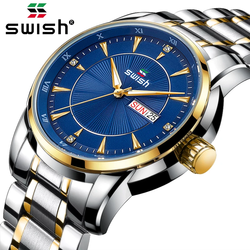 SWISH 2019 Men Watches Top Luxury Quartz Watch Men Full Steel Waterproof Wristwatch Relogio Masculino
SWISH 2019 Men Watches Top Luxury Quartz Watch Men Full Steel Waterproof Wristwatch Relogio Masculino