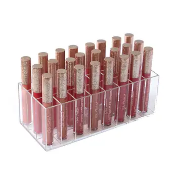 1pc 24-Compartment Acrylic Cosmetics Display Holder Lipstick Stand Makeup Storage Box Transparent Cosmetics Tool
1pc 24-Compartment Acrylic Cosmetics Display Holder Lipstick Stand Makeup Storage Box Transparent Cosmetics Tool