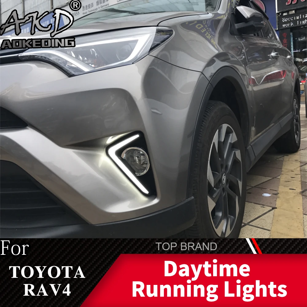 AKD 2PCS LED Daytime Running Light For Toyota RAV4 2016 2017 2018 Yellow Turn Signal Function 12V Car DRL Fog Lamp Decoration
AKD 2PCS LED Daytime Running Light For Toyota RAV4 2016 2017 2018 Yellow Turn Signal Function 12V Car DRL Fog Lamp Decoration