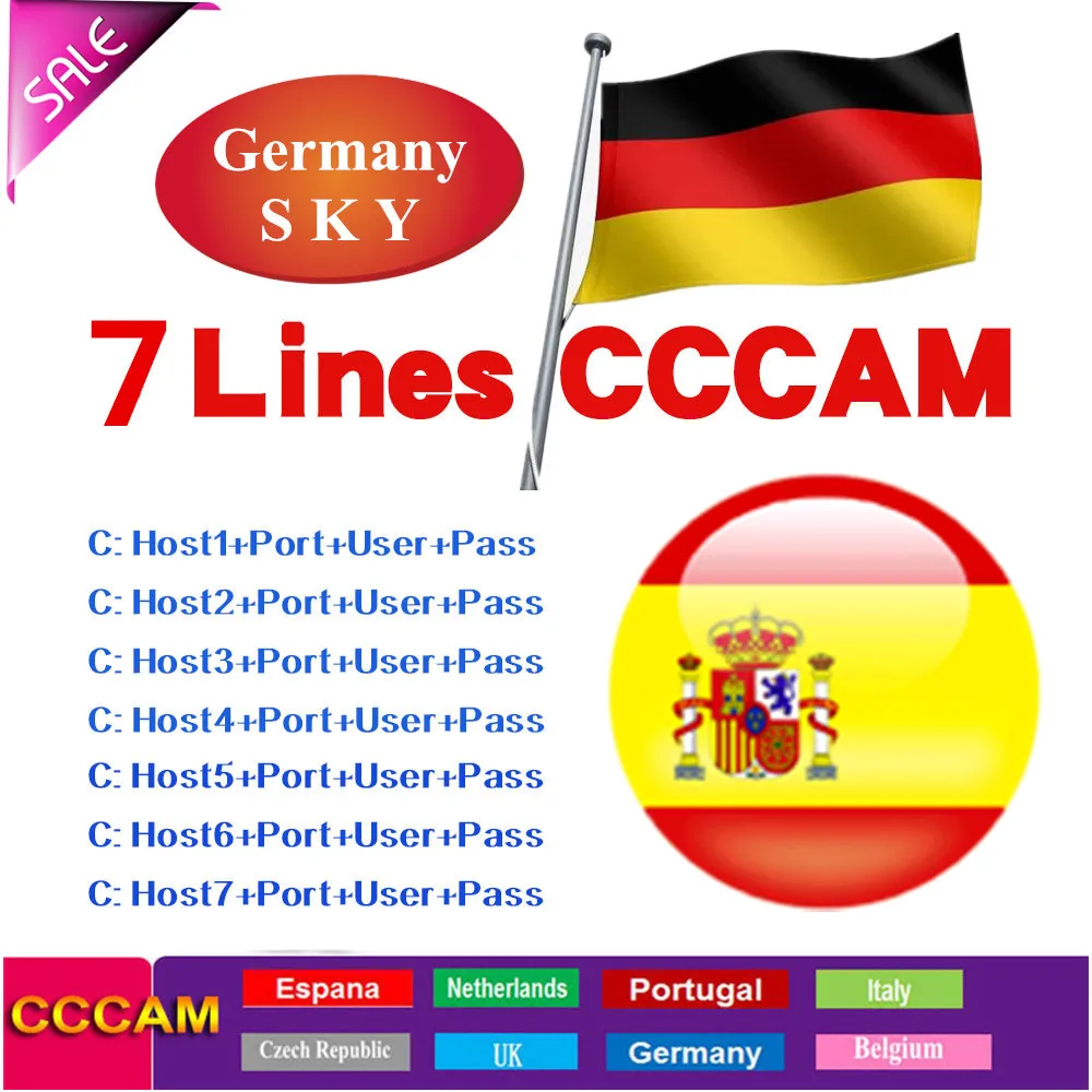 Full HD 1/2 Year CCCAM Cline/Spain Server stable in Spain 4/6/8 Lines Oscam Cline Reseller Panel free test for v7 v8 nova
Full HD 1/2 Year CCCAM Cline/Spain Server stable in Spain 4/6/8 Lines Oscam Cline Reseller Panel free test for v7 v8 nova