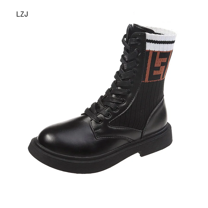 LZJ 2019 Martin Boots Women New Fashion Leisure Socks Boots Ladies Leather Knit High-Top Breathable Casual Shoes High Quality
LZJ 2019 Martin Boots Women New Fashion Leisure Socks Boots Ladies Leather Knit High-Top Breathable Casual Shoes High Quality