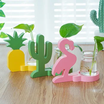 Creative Hydroponics Vase Clear Glass Small Fresh Personality Tabletop Decorated Green Pineapple Plant Container
Creative Hydroponics Vase Clear Glass Small Fresh Personality Tabletop Decorated Green Pineapple Plant Container