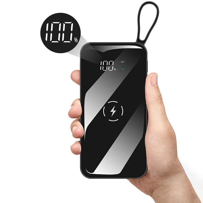 Wireless Power Bank Waterproof Full Screen Portable 30000 MAh Dual USB for All Phone Powerbank Fast Charging External Battery
Wireless Power Bank Waterproof Full Screen Portable 30000 MAh Dual USB for All Phone Powerbank Fast Charging External Battery