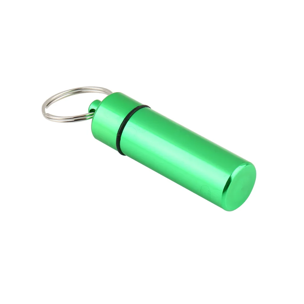 Mini Portable Waterproof Pill Shape Aluminum Alloy Pill Box Case Bottle Cache Drug Holder Container With Keychain 
Mini Portable Waterproof Pill Shape Aluminum Alloy Pill Box Case Bottle Cache Drug Holder Container With Keychain