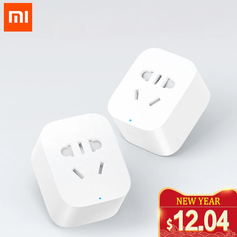 Умная штепсельная розетка Mijia улучшенное двойное USB быстрое зарядное устройство