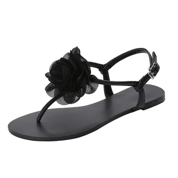 kmeioo black floral sandals woman summer ankle strap flat shoes women t-strap flats concise dress shoes
kmeioo black floral sandals woman summer ankle strap flat shoes women t-strap flats concise dress shoes