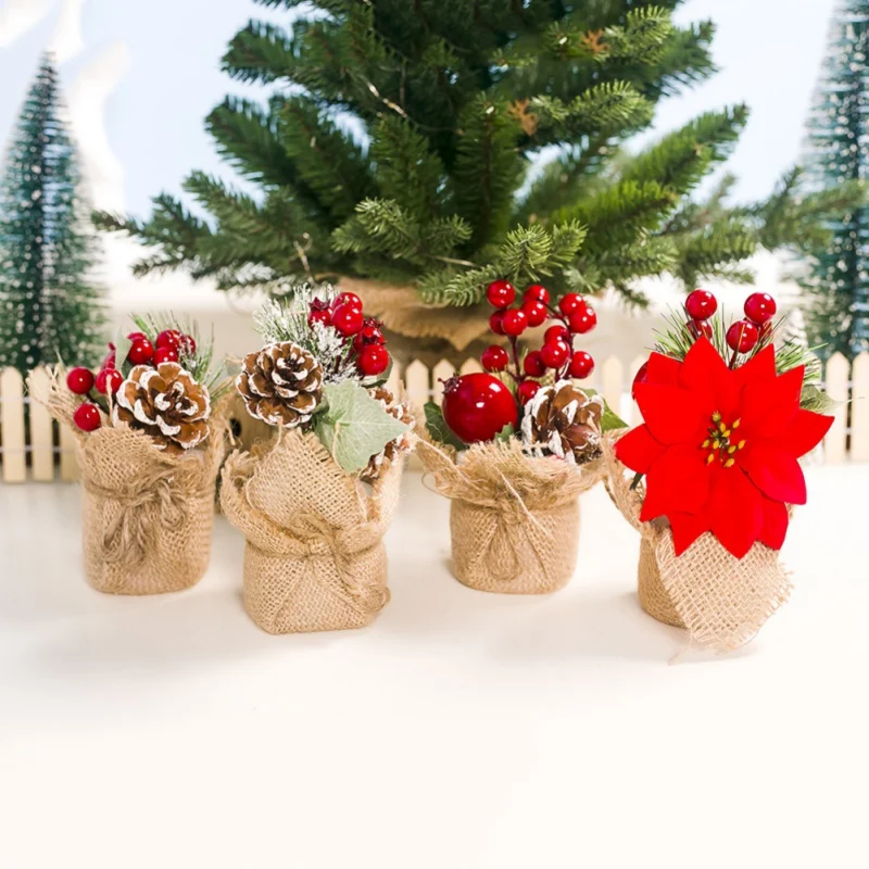 Simulation Christmas pine cone pine needle potted ornaments Artificial Christmas Tree Decorations Holiday Tabletop Ornament
Simulation Christmas pine cone pine needle potted ornaments Artificial Christmas Tree Decorations Holiday Tabletop Ornament