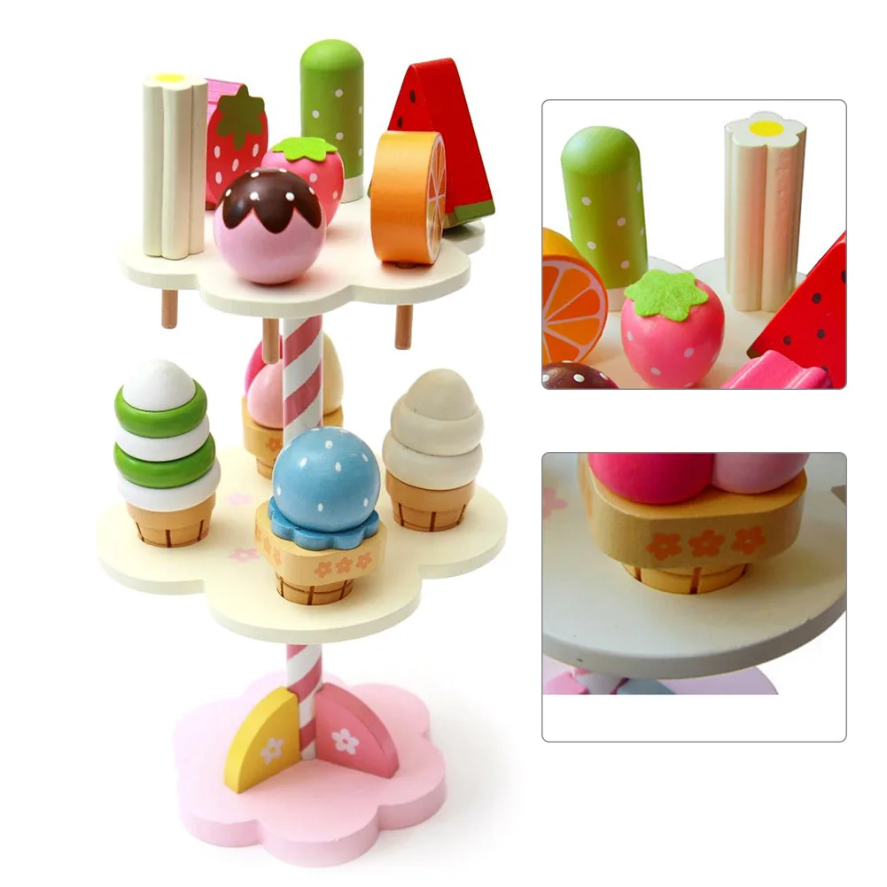 Three-layer Ice Cream Tree Baby Simulation Play House Kitchen Wooden Food Toys Christmas Gift
Three-layer Ice Cream Tree Baby Simulation Play House Kitchen Wooden Food Toys Christmas Gift