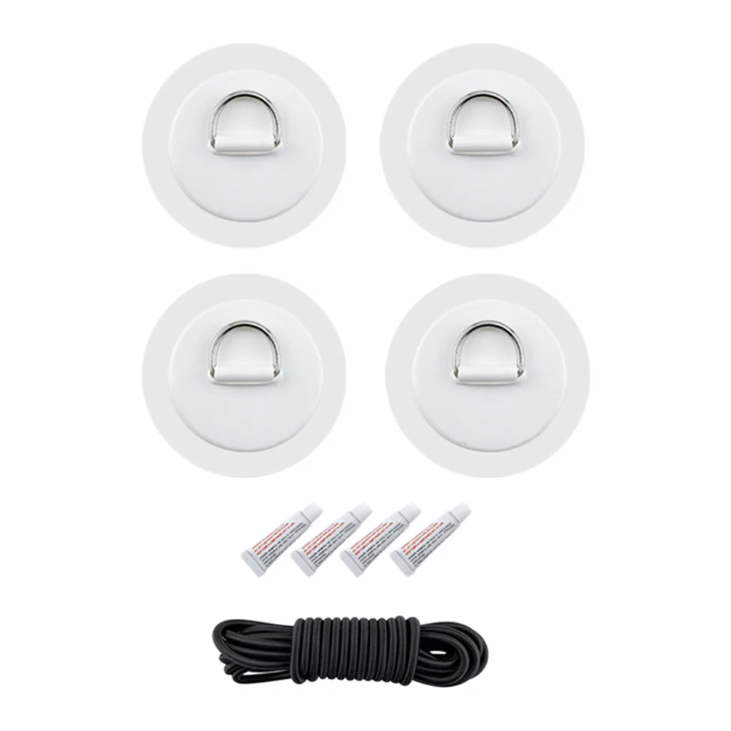 4PCS Stainless Steel D-Ring Pad Patch PVC Round ring Pad for Inflatable Boat Raft Dinghy Surfboard 6 Colors Optional 4PCS Stainless Steel D-Ring Pad Patch PVC Round ring Pad for Inflatable Boat Raft Dinghy Surfboard 6 Colors Optional