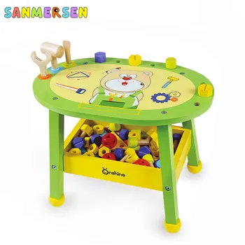 DIY Wooden Simulation Maintenance Tool Table Children's Toy Multi-functional Education Desk Assembly Nut Blocks Toy Kids Gift
DIY Wooden Simulation Maintenance Tool Table Children's Toy Multi-functional Education Desk Assembly Nut Blocks Toy Kids Gift