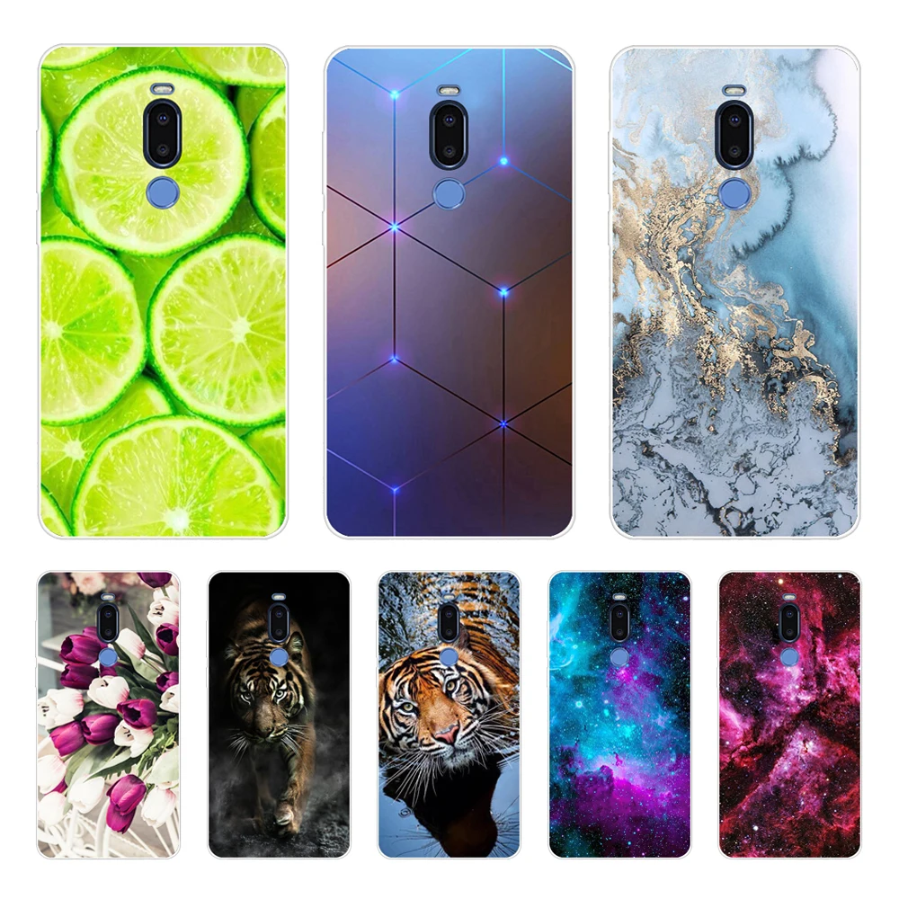 Чехол для Meizu Note 8 9 M6T мягкий силиконовый чехол из ТПУ задняя крышка M8 роза
