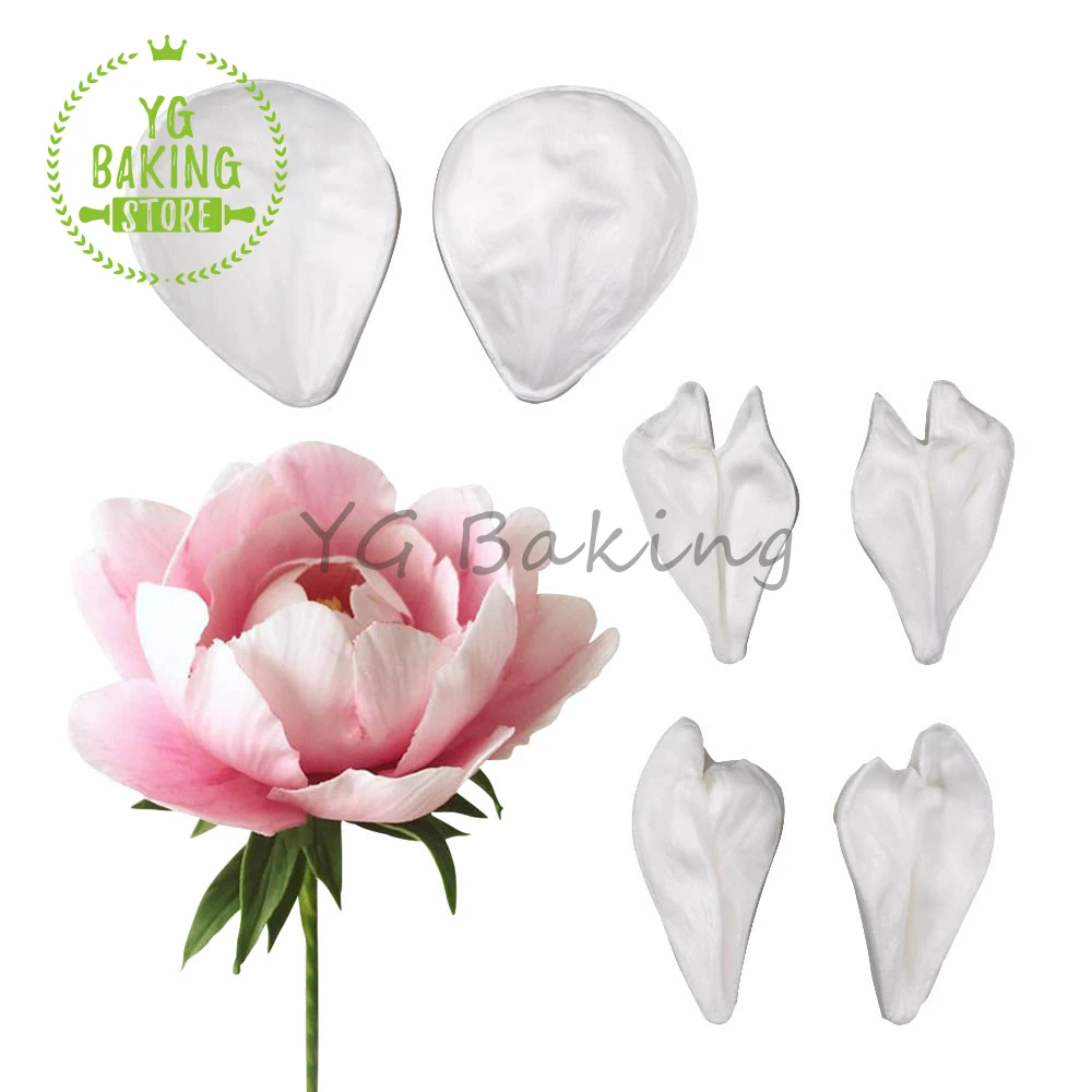 Dorica 6Pcs/Set Peony Paeonia Petals Leaf Silicone Veiner Mold Flower Decoration Fondant Cake Decorating Tools Kitchen Bakeware
Dorica 6Pcs/Set Peony Paeonia Petals Leaf Silicone Veiner Mold Flower Decoration Fondant Cake Decorating Tools Kitchen Bakeware