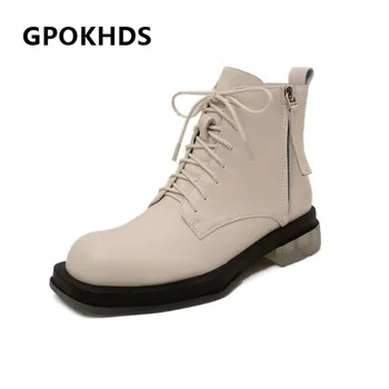 GPOKHDS 2021 women Ankle boots Cow leather Winter short plush Square Toe Zipper Low heels female Riding boots size 41
GPOKHDS 2021 women Ankle boots Cow leather Winter short plush Square Toe Zipper Low heels female Riding boots size 41