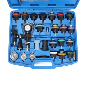 28pcs Car Repair Tool Kit Universal Radiator Pressure Tester Vacuum Type Cooling System Test Detector Tools Kits Car Tool
28pcs Car Repair Tool Kit Universal Radiator Pressure Tester Vacuum Type Cooling System Test Detector Tools Kits Car Tool