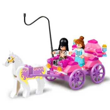 SLUBAN 0239 99Pcs Friends Girl Princess Royal Carriage Wagon Figures Model Building Blocks Toys Construction Gift For Children
SLUBAN 0239 99Pcs Friends Girl Princess Royal Carriage Wagon Figures Model Building Blocks Toys Construction Gift For Children