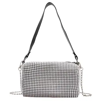 Messenger Handbags Fashion Rhinestone Decor Women shoulder bags New PU Leather Casual Solid crossbody bags for women Bolsas
Messenger Handbags Fashion Rhinestone Decor Women shoulder bags New PU Leather Casual Solid crossbody bags for women Bolsas