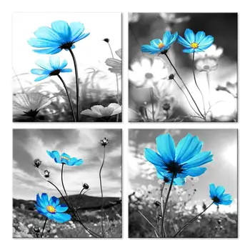 JHLJIAJUN 4 Panel Canvas Painting toolbox canvas beautiful blue melancholy flower mural home decoration frameless adult art gift
JHLJIAJUN 4 Panel Canvas Painting toolbox canvas beautiful blue melancholy flower mural home decoration frameless adult art gift