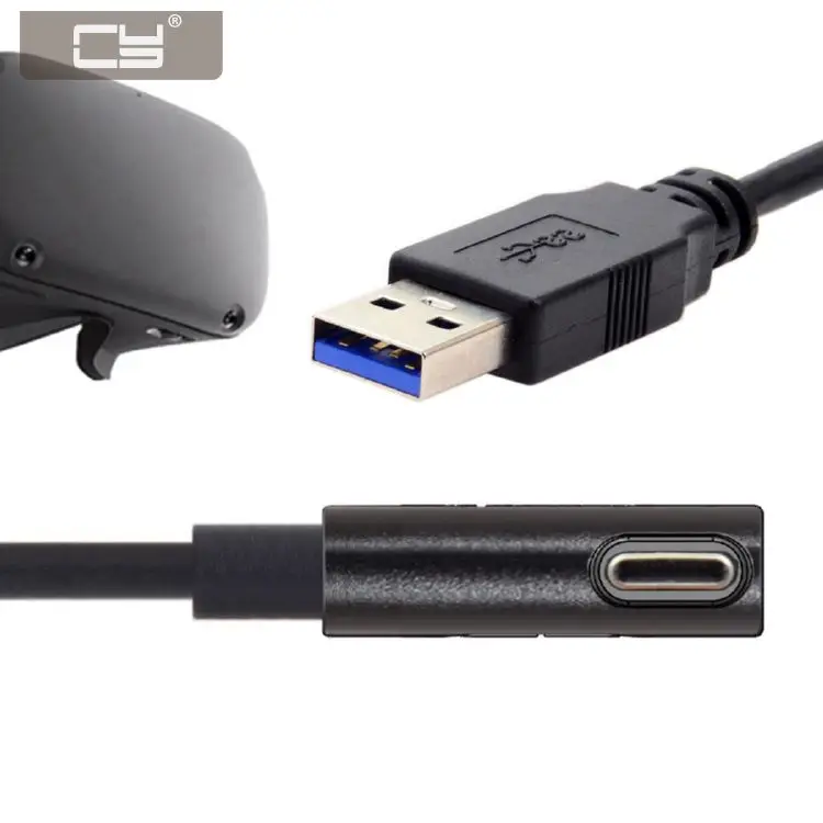 CYDZ Fit for Oculus Link VR USB 3.1 Type-C Left Right Angled Type to Standard USB3.0 Data Cable
CYDZ Fit for Oculus Link VR USB 3.1 Type-C Left Right Angled Type to Standard USB3.0 Data Cable