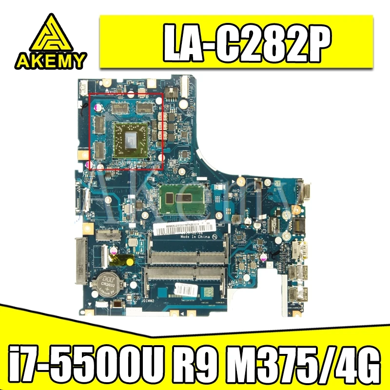 SAMXINNO For Lenovo Z51-70 AIWZ0/Z1 LA-C282P Laotop Mainboard LA-C282P Motherboard with i7-5500U CPU Radeon R9 M375/4G test OK
SAMXINNO For Lenovo Z51-70 AIWZ0/Z1 LA-C282P Laotop Mainboard LA-C282P Motherboard with i7-5500U CPU Radeon R9 M375/4G test OK