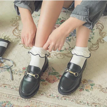 Women Socks Hot Sale Casual Solid Sokken 2019 Spring And Autumn New Cotton Women's Socks Japanese Cute Girl Fungus Lace Boat
Women Socks Hot Sale Casual Solid Sokken 2019 Spring And Autumn New Cotton Women's Socks Japanese Cute Girl Fungus Lace Boat