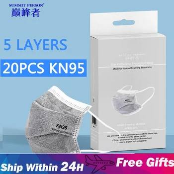 20-300PCS KN95 5 Layers Mask Activated Carbon Dust Respirator Protective Mask Anti-fog Dustproof Reusable FFP2 Masks Mascarilla
20-300PCS KN95 5 Layers Mask Activated Carbon Dust Respirator Protective Mask Anti-fog Dustproof Reusable FFP2 Masks Mascarilla