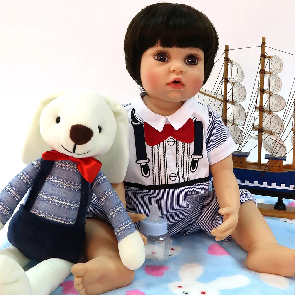 56cm BoutiqueFull Silicone Reborn Doll Girl Bebe reborn toddler alive Lifelike Christmas Gift Bath Toy Children
56cm BoutiqueFull Silicone Reborn Doll Girl Bebe reborn toddler alive Lifelike Christmas Gift Bath Toy Children