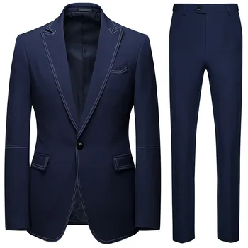 19 Leisure Suit 2 Piece Set Groom Best Man Wedding One Grain Buckle Suit Suit Xf123 
19 Leisure Suit 2 Piece Set Groom Best Man Wedding One Grain Buckle Suit Suit Xf123