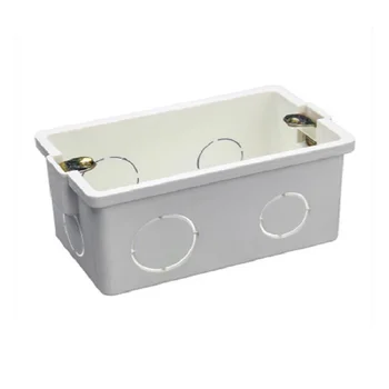 US standard switch box fireproof material multi-directional holes built-in switch box Can match most of the US standard switch
US standard switch box fireproof material multi-directional holes built-in switch box Can match most of the US standard switch