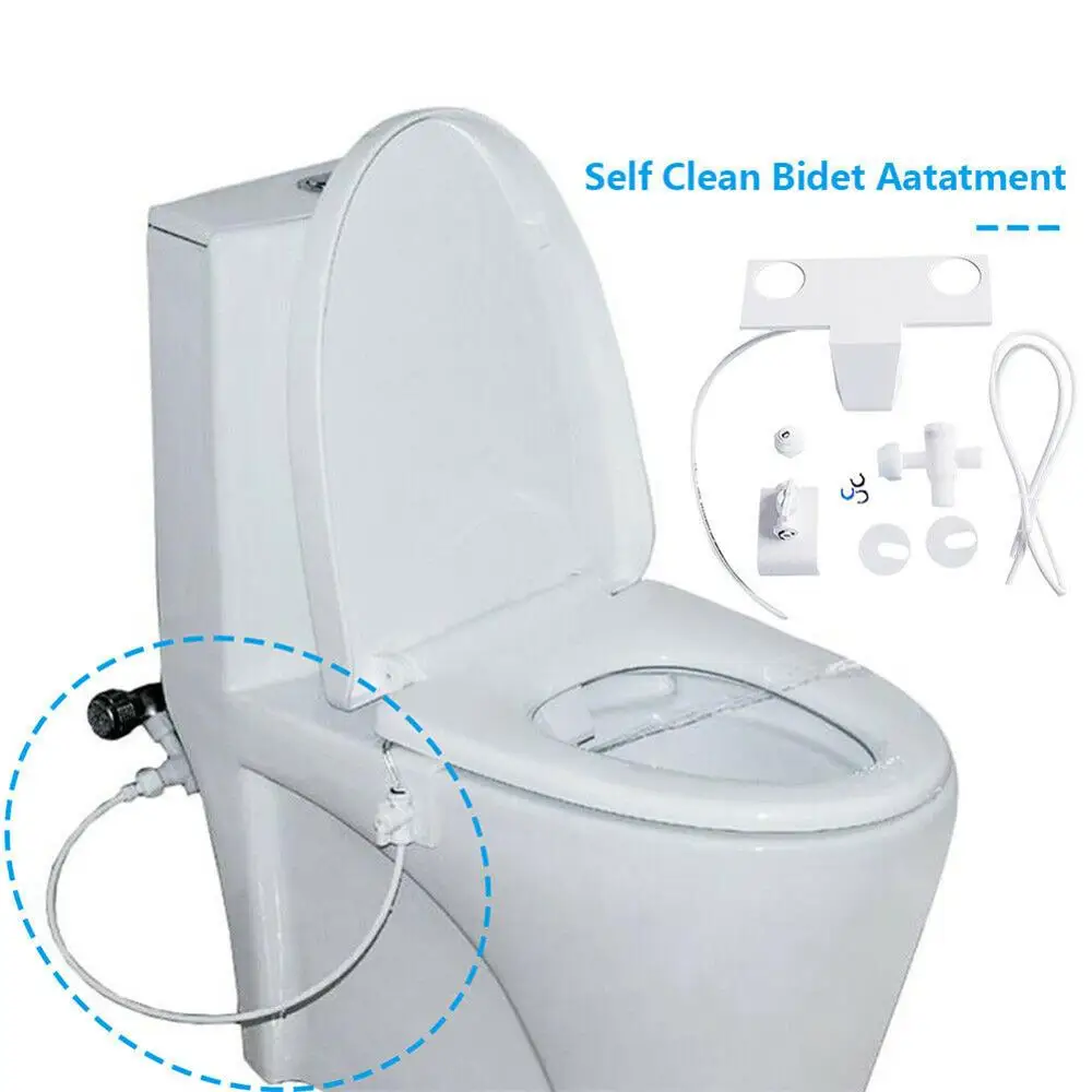 Bathroom Bidet Sprayer Seat Attachment - Toilet Seat Attachable Fresh Water Adjustable Spray Function for Easy Full Cleaning
Bathroom Bidet Sprayer Seat Attachment - Toilet Seat Attachable Fresh Water Adjustable Spray Function for Easy Full Cleaning