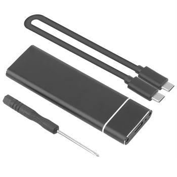 USB 3.1 Type C to M.2 NGFF SSD Hard Disk Box HDD Case Enclosure with Type-C Male to Male Cable for 2230/2242/2260/2280 SSD
USB 3.1 Type C to M.2 NGFF SSD Hard Disk Box HDD Case Enclosure with Type-C Male to Male Cable for 2230/2242/2260/2280 SSD
