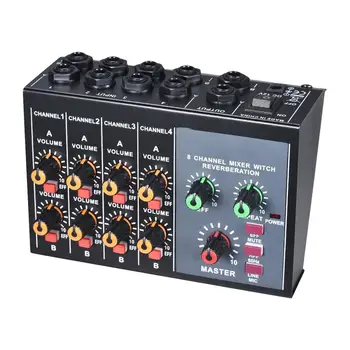 Digital Karaoke 8 Channel Panel Mixer Stereo Mixing Console Universal Microphone Adjusting Sound
Digital Karaoke 8 Channel Panel Mixer Stereo Mixing Console Universal Microphone Adjusting Sound