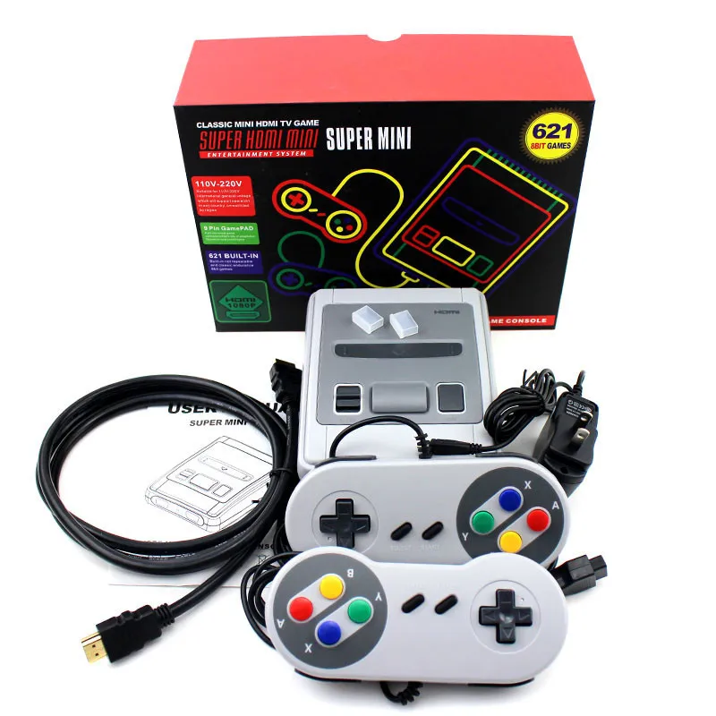 Handheld 620/621 Retro Classic Games Support AV/HDMI Output 8 Bit TV Video Game Console Gaming Player Christmas Birthday Gift
Handheld 620/621 Retro Classic Games Support AV/HDMI Output 8 Bit TV Video Game Console Gaming Player Christmas Birthday Gift