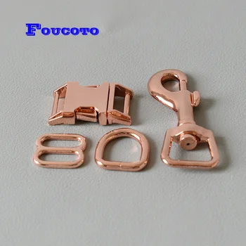 10 sets metal quick release buckles chain D rings adjuster buckle slider hardware 15mm webbing for dog collar leash accessories
10 sets metal quick release buckles chain D rings adjuster buckle slider hardware 15mm webbing for dog collar leash accessories