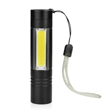 Mini Flashlight XPE+COB LED Torch Lamp Penlight 3 Modes Super Bright Light Outdoor Light Pen Light Flashlight 14500
Mini Flashlight XPE+COB LED Torch Lamp Penlight 3 Modes Super Bright Light Outdoor Light Pen Light Flashlight 14500