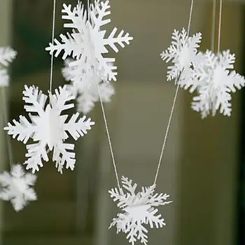 12PCS 3D White Snowflakes Christmas Tree Ornaments Xmas Tree Hanging Decoration Paper Snow Flake Garland for Xmas Hanging Decor
12PCS 3D White Snowflakes Christmas Tree Ornaments Xmas Tree Hanging Decoration Paper Snow Flake Garland for Xmas Hanging Decor