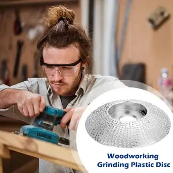 6 Teeth Spade+Circular Grinding Disc Milling Attachment for Angle Grinder Wood Carving Sanding Abrasive Tool Woodworking Tools
6 Teeth Spade+Circular Grinding Disc Milling Attachment for Angle Grinder Wood Carving Sanding Abrasive Tool Woodworking Tools