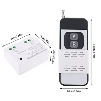 2 Channel Wireless Remote Control Single Light Switch Digital Controller Receiver Transmitter 433MHz
2 Channel Wireless Remote Control Single Light Switch Digital Controller Receiver Transmitter 433MHz