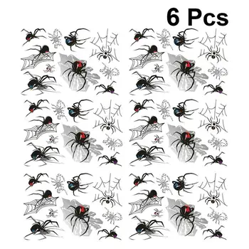 6Pcs Tattoo Sticker Waterproof Spider Web Pattern Stylish Make Up Tools Face Sticker for Boys
6Pcs Tattoo Sticker Waterproof Spider Web Pattern Stylish Make Up Tools Face Sticker for Boys