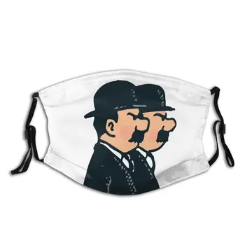 Tintin Thomson Twins Non-Disposable Face Mouth Mask Printed The Adventures of Tintin Anti Dust Mask Respirator with Filters
Tintin Thomson Twins Non-Disposable Face Mouth Mask Printed The Adventures of Tintin Anti Dust Mask Respirator with Filters