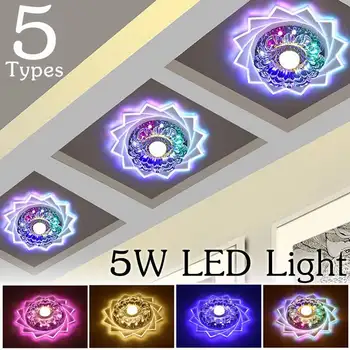 Modern 5W Flower Crystal Surface Mounted Art Ceiling Light Living Room Corridor Porch Lamp Night Lighting Home Decor
Modern 5W Flower Crystal Surface Mounted Art Ceiling Light Living Room Corridor Porch Lamp Night Lighting Home Decor